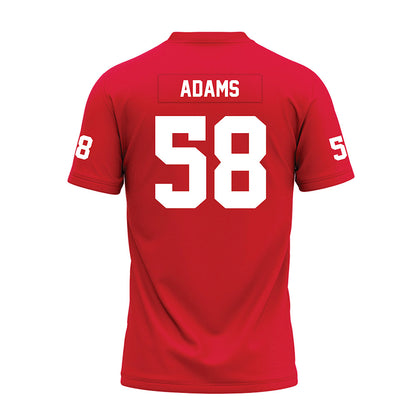 Nicholls State - NCAA Football : Arrington Adams - Red Premium Football Jersey-1