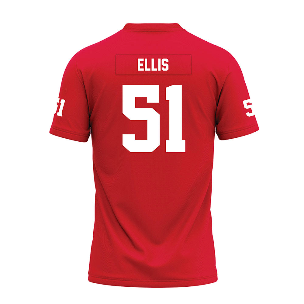 Nicholls State - NCAA Football : Malik Ellis - Red Premium Football Jersey-1