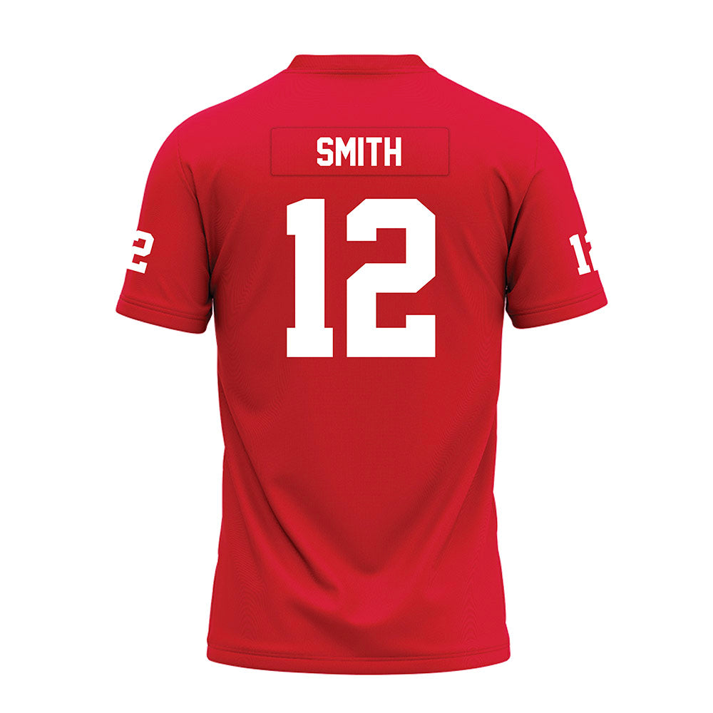 Nicholls State - NCAA Football : Jordan Smith - Red Premium Football Jersey-1