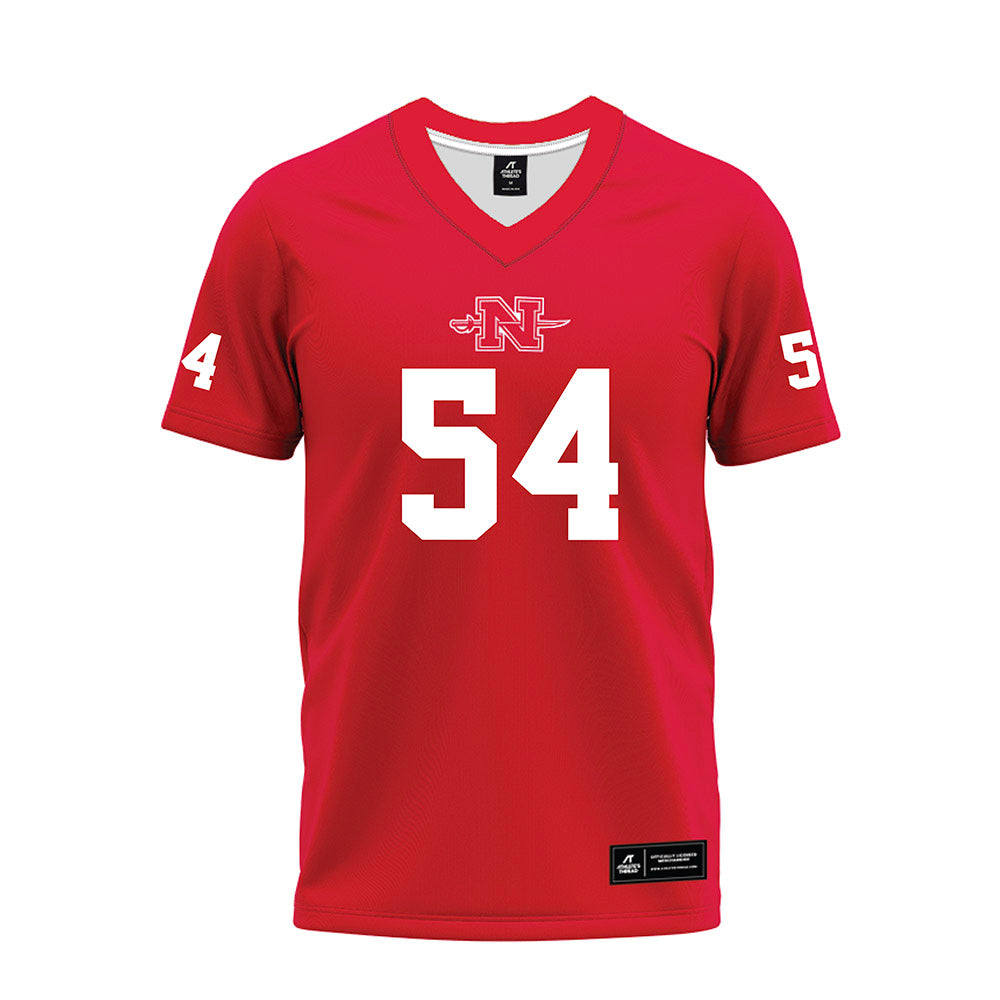 Nicholls State - NCAA Football : Jamard Jones Jr - Red Premium Football Jersey-0