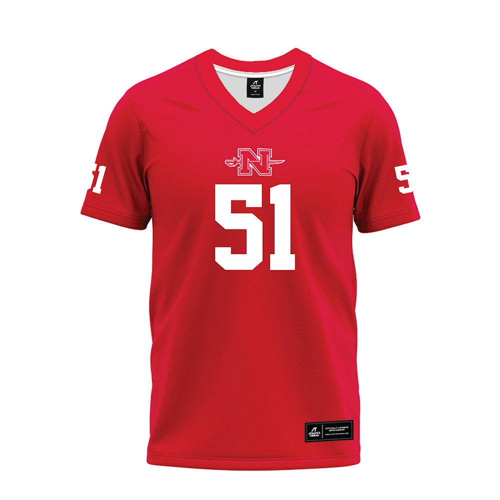 Nicholls State - NCAA Football : Malik Ellis - Red Premium Football Jersey-0