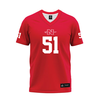 Nicholls State - NCAA Football : Malik Ellis - Red Premium Football Jersey-0