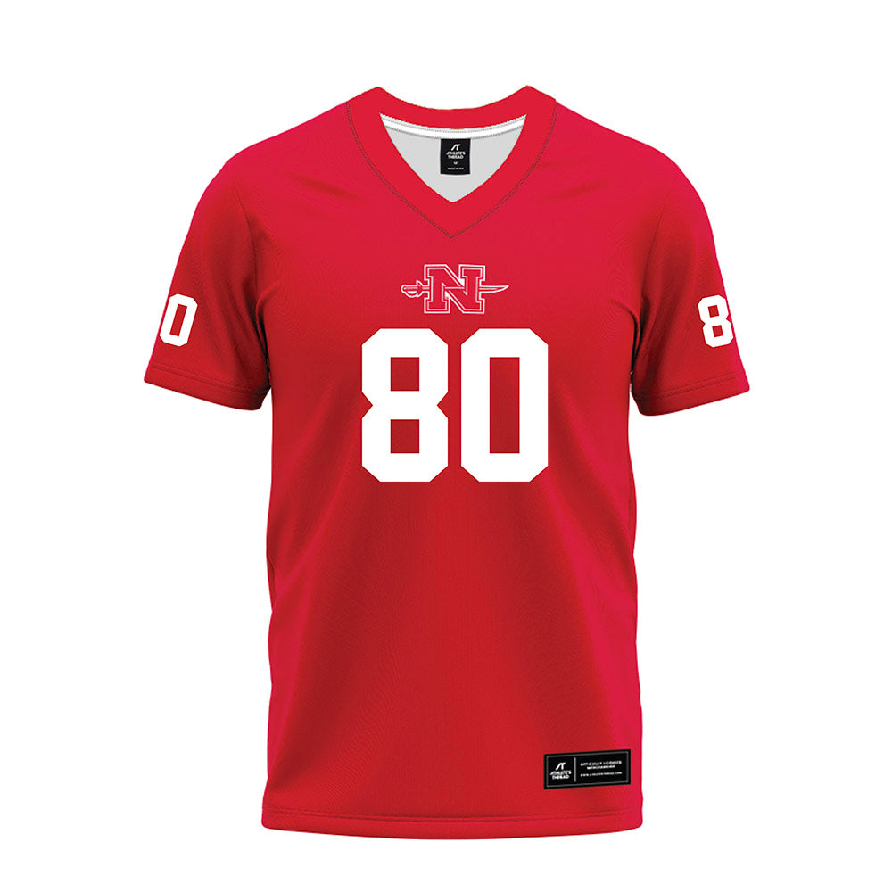Nicholls State - NCAA Football : Amari Clayton - Red Premium Football Jersey-0