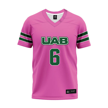 UAB - NCAA Football : Corri Milliner - Pink Premium Football Jersey-0