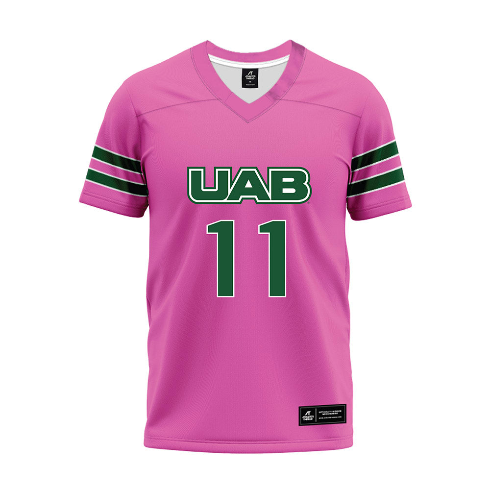 UAB - NCAA Football : AntaVeon McKenzie - Pink Premium Football Jersey-0