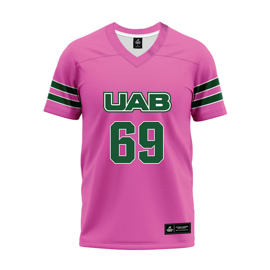 UAB - NCAA Football : Kade Martin - Pink Premium Football Jersey-0