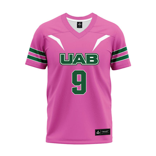 UAB - NCAA Football : Brandon Buckhaulter - Pink Premium Football Jersey-0