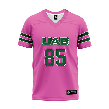 UAB - NCAA Football : Clay Smelley - Pink Premium Football Jersey-0