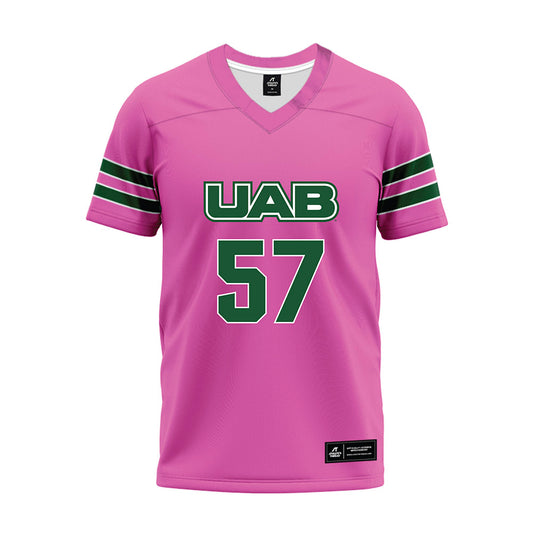 UAB - NCAA Football : Aidan Platt - Pink Premium Football Jersey-0