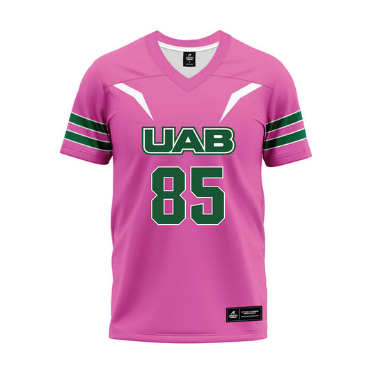 UAB - NCAA Football : Clay Smelley - Pink Premium Football Jersey-0