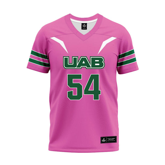 UAB - NCAA Football : Kyle Mosley - Pink Premium Football Jersey-0