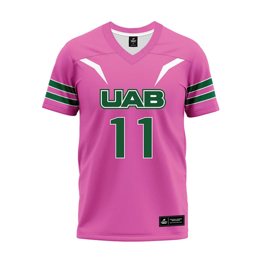 UAB - NCAA Football : Adrian Posse - Pink Premium Football Jersey-0
