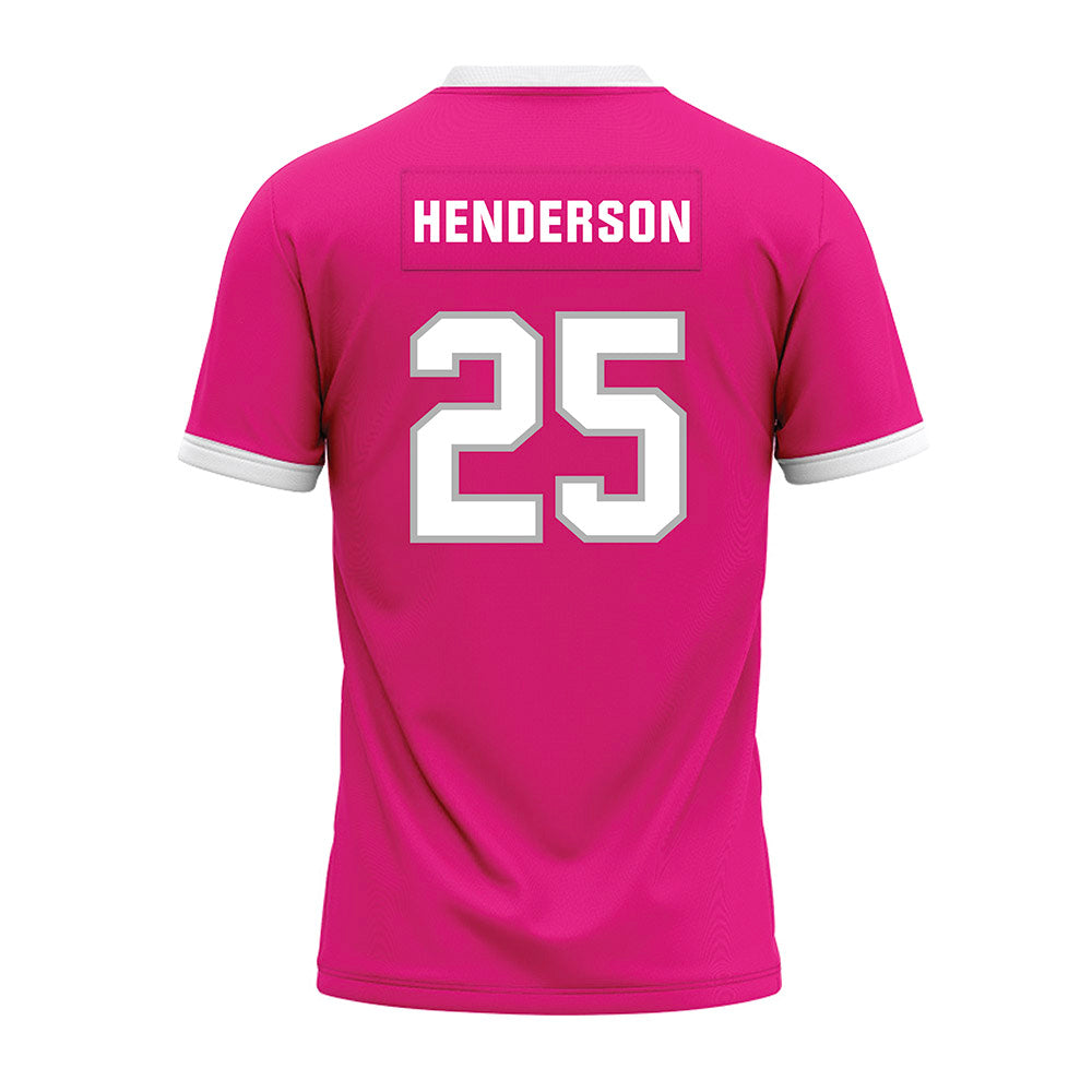 Troy - NCAA Football : Kavion Henderson - Pink Premium Football Jersey-1