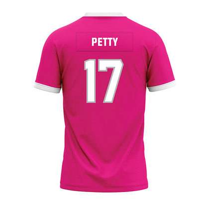 Troy - NCAA Football : Jace Petty - Pink Premium Football Jersey-1