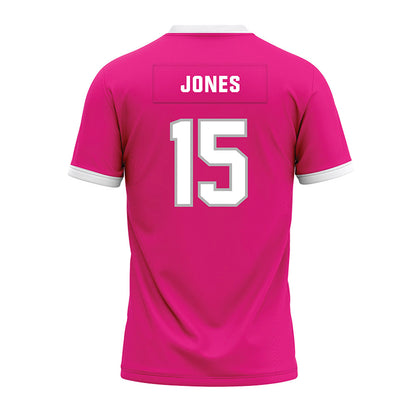 Troy - NCAA Football : Keno Jones - Pink Premium Football Jersey-1