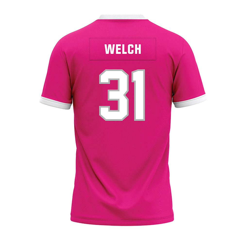 Troy - NCAA Football : Shemar Welch - Pink Premium Football Jersey-1