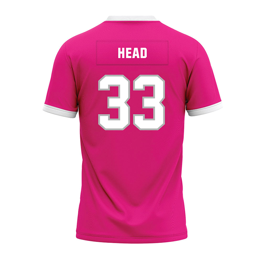 Troy - NCAA Football : Ethan Head - Pink Premium Football Jersey-1