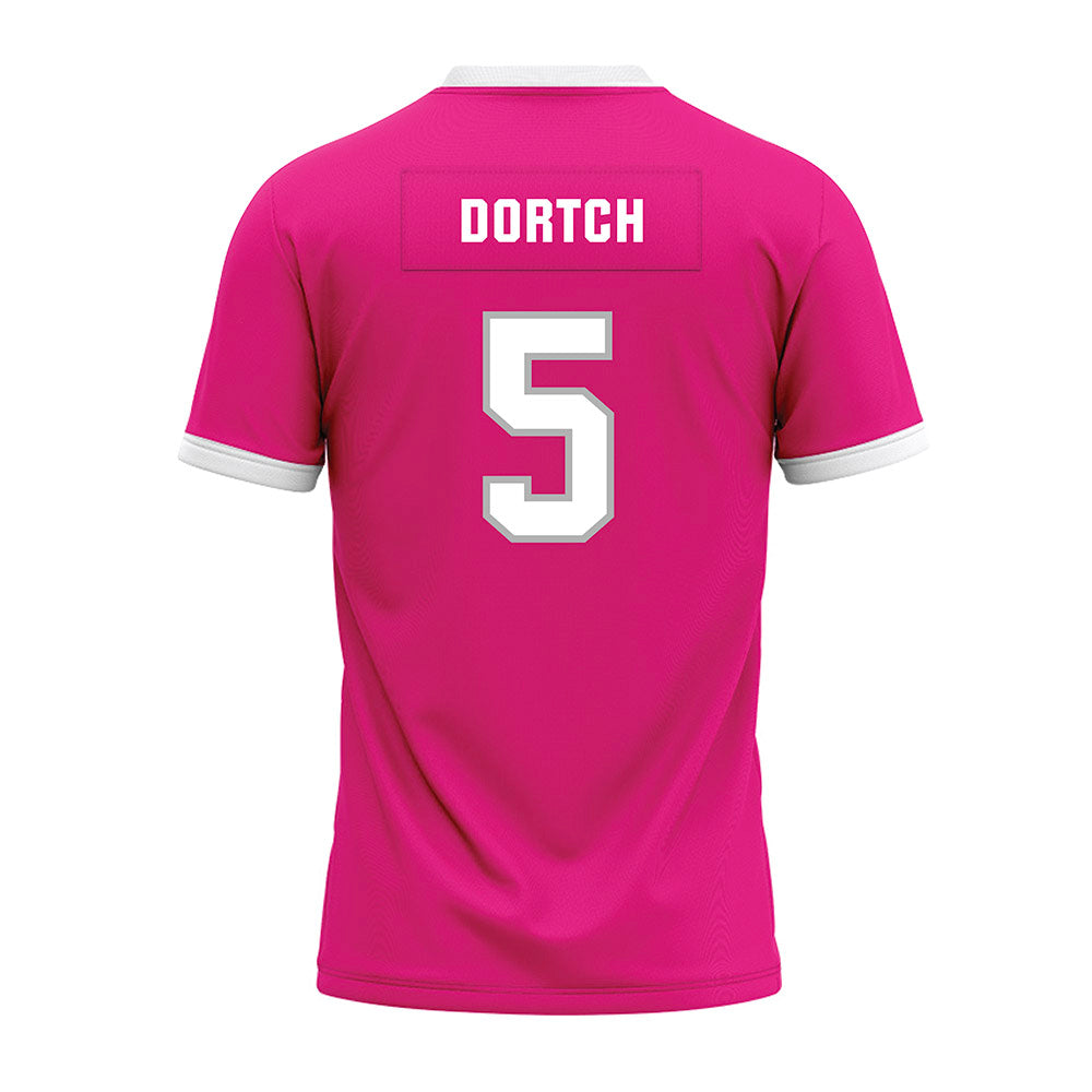 Troy - NCAA Football : Mojo Dortch - Pink Premium Football Jersey-1