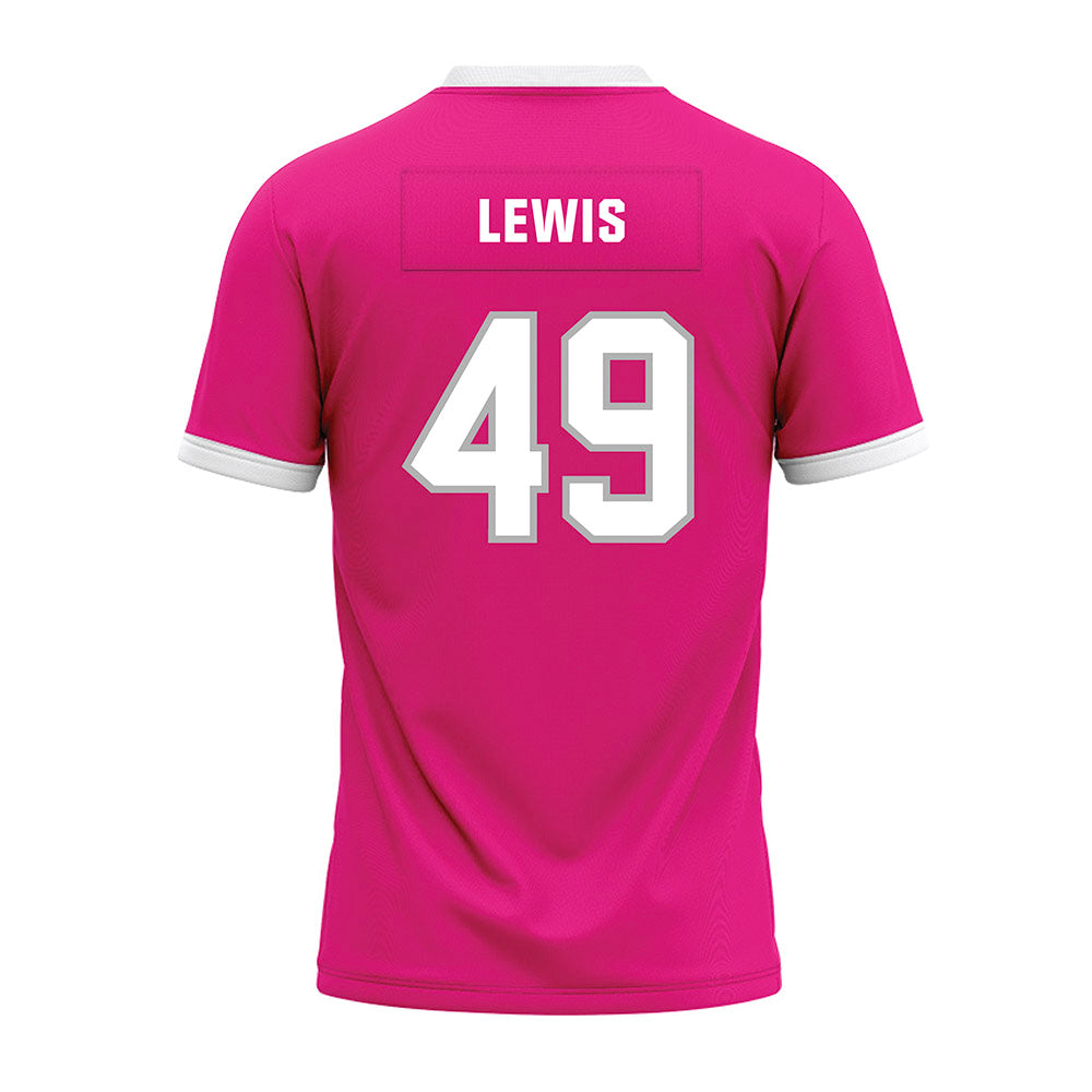 Troy - NCAA Football : Austin Lewis - Pink Premium Football Jersey-1