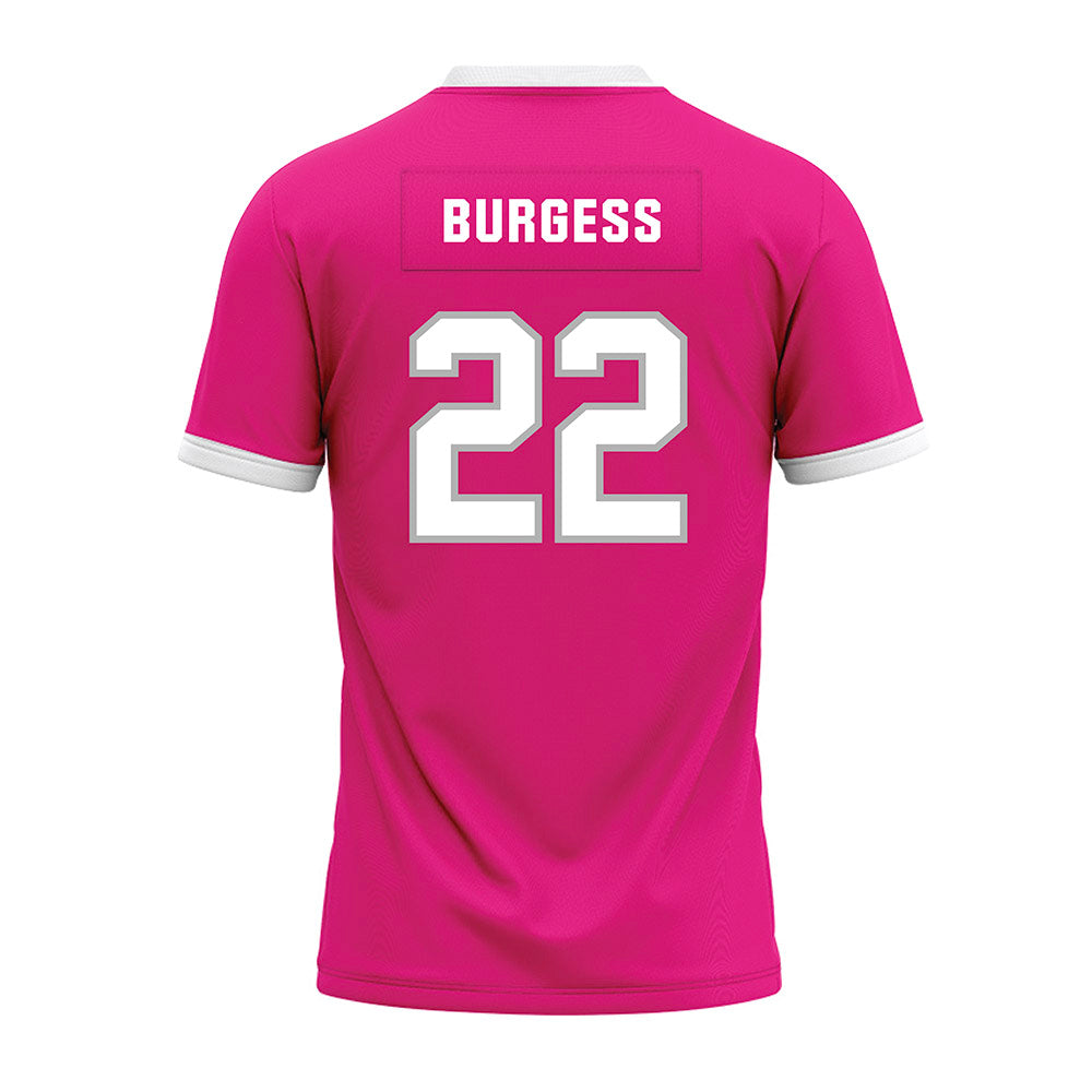 Troy - NCAA Football : Bryce Burgess - Pink Premium Football Jersey-1