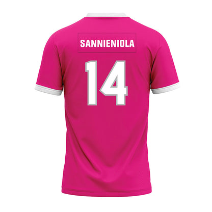 Troy - NCAA Football : Steven Sannieniola - Pink Premium Football Jersey-1