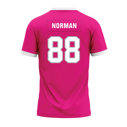 Troy - NCAA Football : William Norman - Pink Premium Football Jersey-1