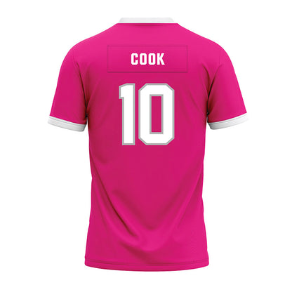 Troy - NCAA Football : Knai Cook - Pink Premium Football Jersey-1