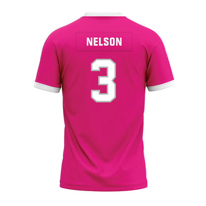Troy - NCAA Football : Doug Nelson - Pink Premium Football Jersey-1