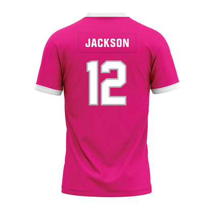 Troy - NCAA Football : Hayden Jackson - Pink Premium Football Jersey-1