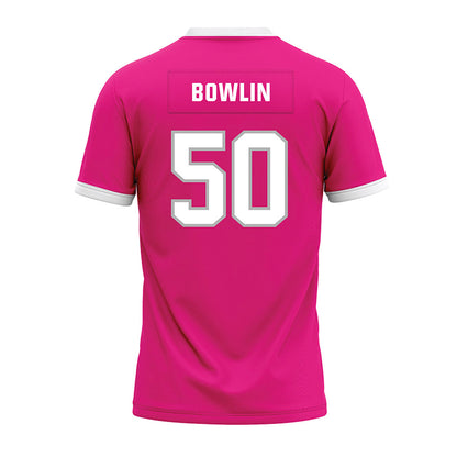 Troy - NCAA Football : Gavin Bowlin - Pink Premium Football Jersey-1