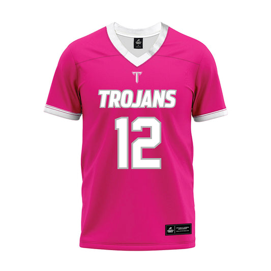Troy - NCAA Football : Shemar Welch - Pink Premium Football Jersey-0
