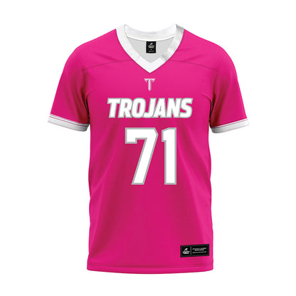 Troy - NCAA Football : Antwone Breland - Pink Premium Football Jersey-0