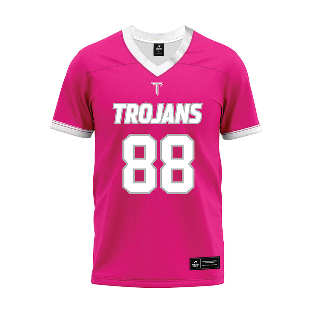 Troy - NCAA Football : William Norman - Pink Premium Football Jersey-0
