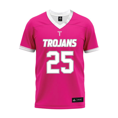 Troy - NCAA Football : Kavion Henderson - Pink Premium Football Jersey-0