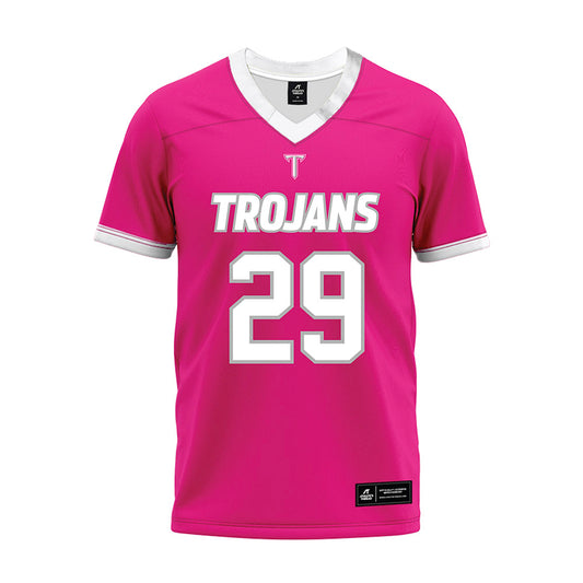 Troy - NCAA Football : Joe Lott - Pink Premium Football Jersey-0