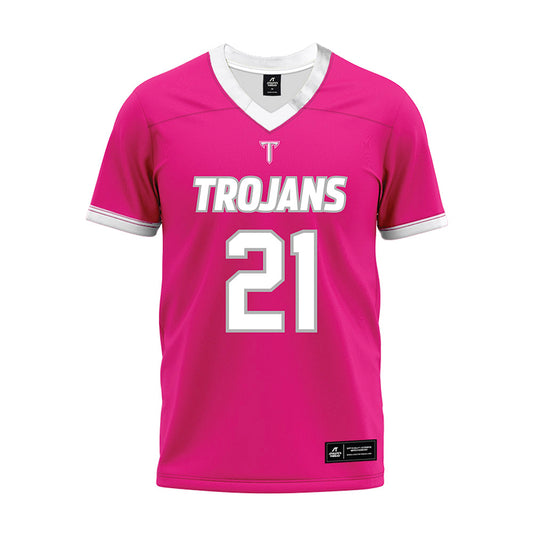 Troy - NCAA Football : AC Walters - Pink Premium Football Jersey-0
