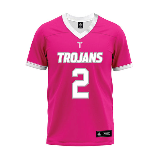 Troy - NCAA Football : Jywon Boyd - Pink Premium Football Jersey-0