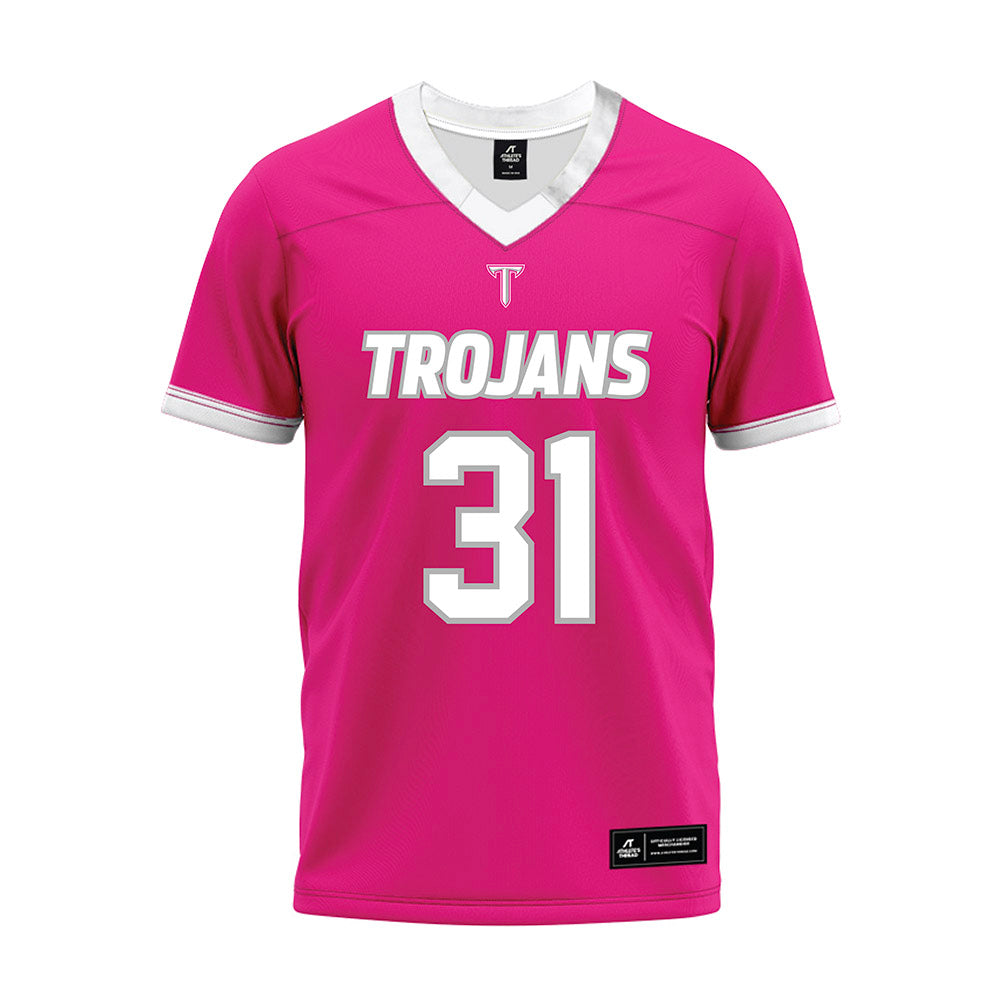 Troy - NCAA Football : Shemar Welch - Pink Premium Football Jersey-0