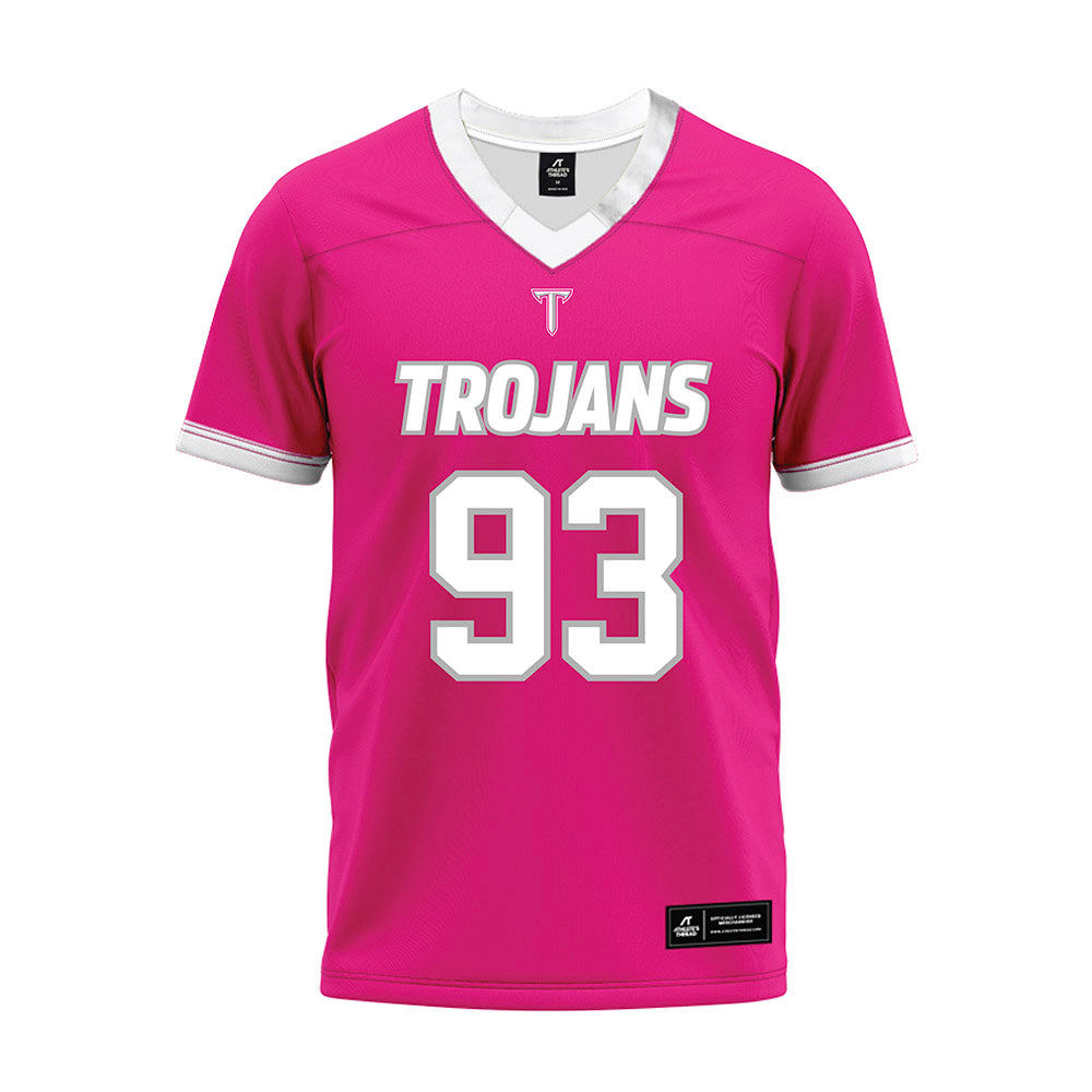 Troy - NCAA Football : RaKeem Davis - Pink Premium Football Jersey-0