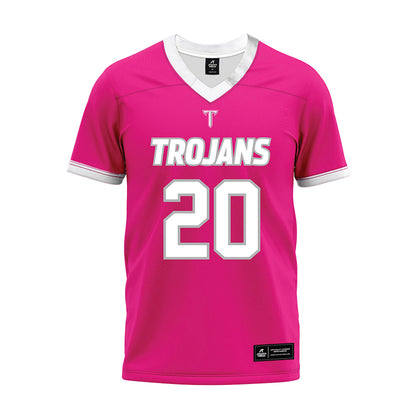 Troy - NCAA Football : Keyshawn Campbell - Pink Premium Football Jersey