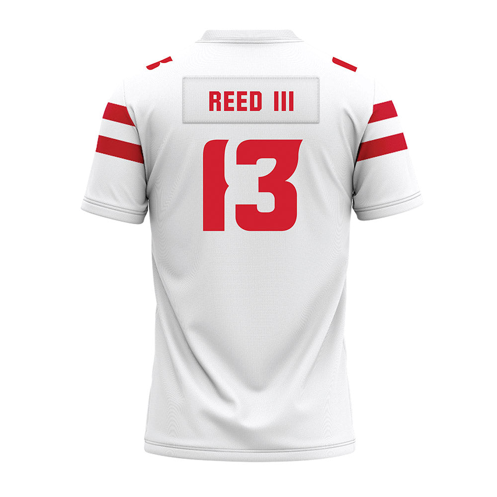 Louisiana - NCAA Football : Curley Reed III - White Premium Football Jersey-1