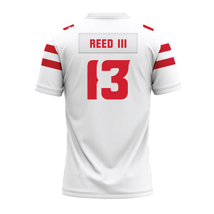Louisiana - NCAA Football : Curley Reed III - White Premium Football Jersey-1