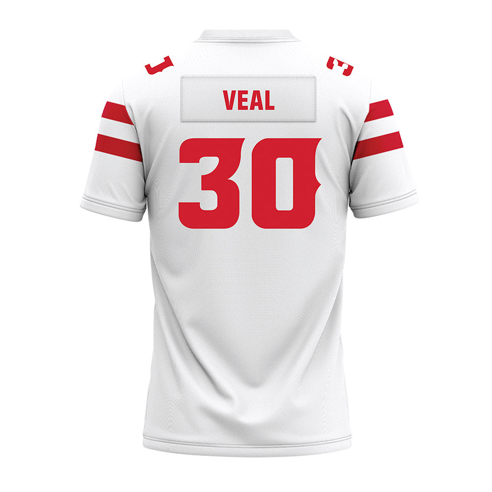 Louisiana - NCAA Football : Ethan Veal - White Premium Football Jersey-1