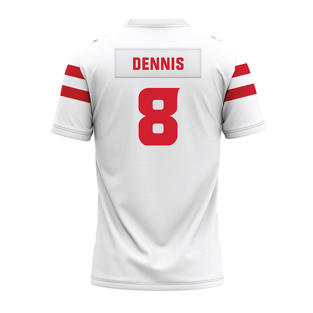 Louisiana - NCAA Football : Rahji Dennis - White Premium Football Jersey