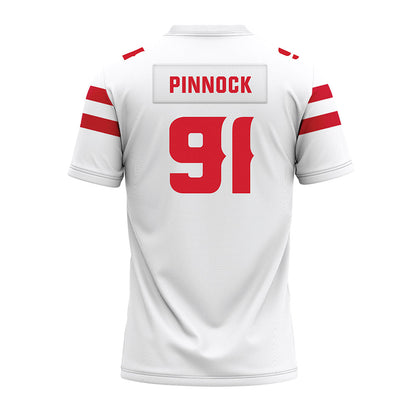 Louisiana - NCAA Football : Jordan Pinnock - White Premium Football Jersey-1
