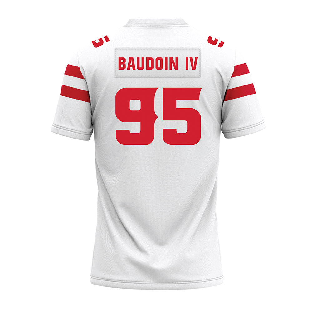 Louisiana - NCAA Football : Maxie Baudoin IV - White Premium Football Jersey-1