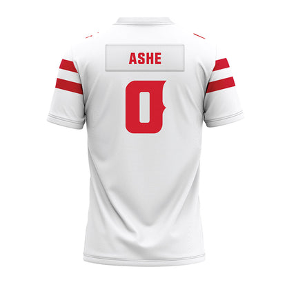 Louisiana - NCAA Football : Priest Ashe - White Premium Football Jersey-1