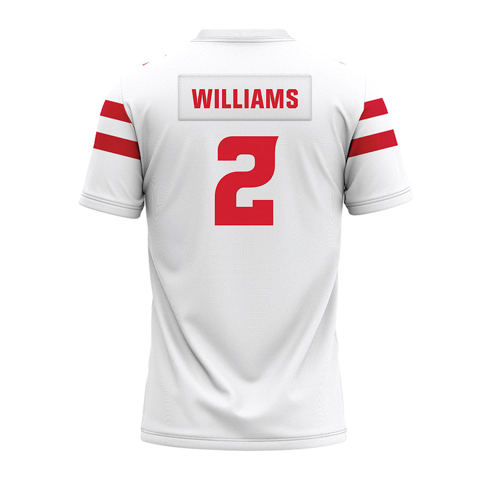 Louisiana - NCAA Football : Ashley Williams - White Premium Football Jersey-1