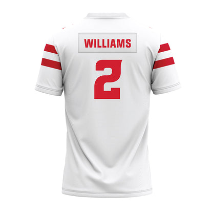Louisiana - NCAA Football : Ashley Williams - White Premium Football Jersey-1