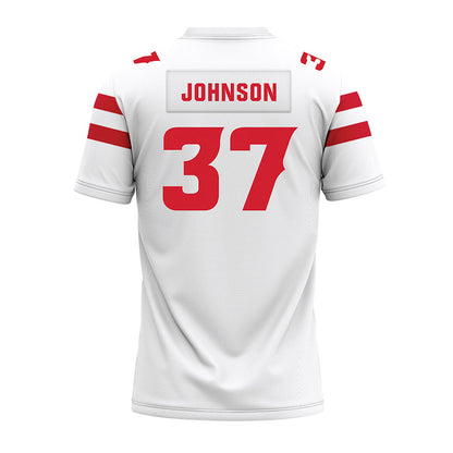 Louisiana - NCAA Football : Micah Johnson - White Premium Football Jersey-1
